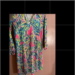 Lily Pulitzer v-neck t shirt dress